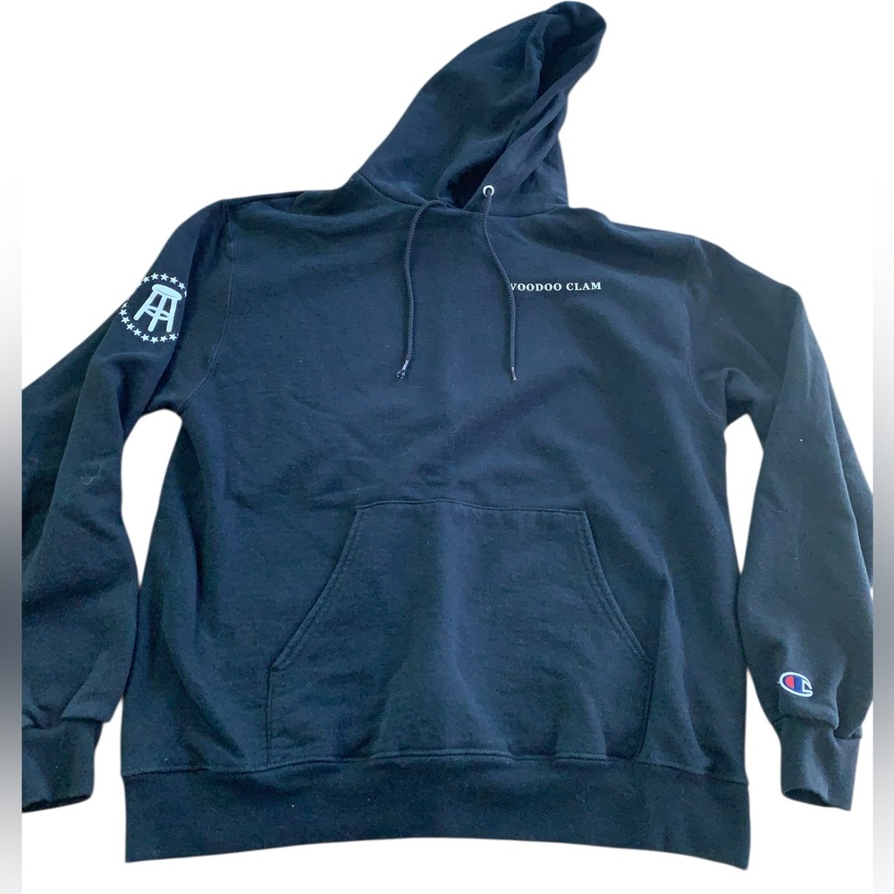 Barstool Sports Champion Voodoo Clam Hoodie Call Her Daddy Dave Portnoy Large